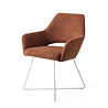 Jesper Home Yanai Eetkamerstoel - Tuscan Terra, Cross White Jesper Home Yanai Eetkamerstoel - Tuscan Terra, Cross White