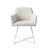 Jesper Home Hofu Eetkamerstoel - Checkers Charm, Cross White Jesper Home Hofu Eetkamerstoel - Checkers Charm, Cross White