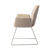 Jesper Home Misaki Eetkamerstoel - Funky Fudge, Slide Steel Jesper Home Misaki Eetkamerstoel - Funky Fudge, Slide Steel