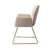 Jesper Home Misaki Eetkamerstoel - Funky Fudge, Slide Gold Jesper Home Misaki Eetkamerstoel - Funky Fudge, Slide Gold