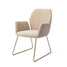 Jesper Home Misaki Eetkamerstoel - Funky Fudge, Slide Gold Jesper Home Misaki Eetkamerstoel - Funky Fudge, Slide Gold