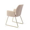 Jesper Home Misaki Eetkamerstoel - Funky Fudge, Slide Gold Jesper Home Misaki Eetkamerstoel - Funky Fudge, Slide Gold