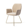 Jesper Home Misaki Eetkamerstoel - Funky Fudge, Cross Gold Jesper Home Misaki Eetkamerstoel - Funky Fudge, Cross Gold