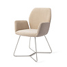 Jesper Home Misaki Eetkamerstoel - Funky Fudge, Beehive Steel Jesper Home Misaki Eetkamerstoel - Funky Fudge, Beehive Steel