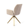 Jesper Home Misaki Eetkamerstoel - Funky Fudge, Turn Gold Jesper Home Misaki Eetkamerstoel - Funky Fudge, Turn Gold