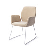 Jesper Home Misaki Eetkamerstoel - Funky Fudge, Slide White Jesper Home Misaki Eetkamerstoel - Funky Fudge, Slide White