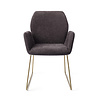 Jesper Home Misaki Eetkamerstoel - Almost Black, Slide Gold Jesper Home Misaki Eetkamerstoel - Almost Black, Slide Gold
