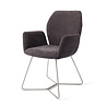 Jesper Home Misaki Eetkamerstoel - Almost Black, Beehive Steel Jesper Home Misaki Eetkamerstoel - Almost Black, Beehive Steel