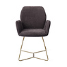 Jesper Home Misaki Eetkamerstoel - Almost Black, Beehive Gold Jesper Home Misaki Eetkamerstoel - Almost Black, Beehive Gold