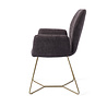 Jesper Home Misaki Eetkamerstoel - Almost Black, Beehive Gold Jesper Home Misaki Eetkamerstoel - Almost Black, Beehive Gold