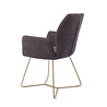 Jesper Home Misaki Eetkamerstoel - Almost Black, Beehive Gold Jesper Home Misaki Eetkamerstoel - Almost Black, Beehive Gold