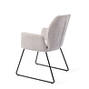 Jesper Home Misaki Eetkamerstoel - Pretty Plaster, Slide Black Jesper Home Misaki Eetkamerstoel - Pretty Plaster, Slide Black