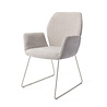 Jesper Home Misaki Eetkamerstoel - Pretty Plaster, Slide Steel Jesper Home Misaki Eetkamerstoel - Pretty Plaster, Slide Steel