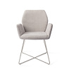 Jesper Home Misaki Eetkamerstoel - Pretty Plaster, Cross Steel Jesper Home Misaki Eetkamerstoel - Pretty Plaster, Cross Steel