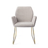 Jesper Home Misaki Eetkamerstoel - Pretty Plaster, Slide Gold Jesper Home Misaki Eetkamerstoel - Pretty Plaster, Slide Gold
