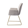 Jesper Home Misaki Eetkamerstoel - Pretty Plaster, Slide Gold Jesper Home Misaki Eetkamerstoel - Pretty Plaster, Slide Gold
