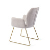 Jesper Home Misaki Eetkamerstoel - Pretty Plaster, Slide Gold Jesper Home Misaki Eetkamerstoel - Pretty Plaster, Slide Gold