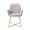 Jesper Home Misaki Eetkamerstoel - Pretty Plaster, Cross Gold Jesper Home Misaki Eetkamerstoel - Pretty Plaster, Cross Gold