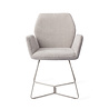 Jesper Home Misaki Eetkamerstoel - Pretty Plaster, Beehive Steel Jesper Home Misaki Eetkamerstoel - Pretty Plaster, Beehive Steel