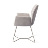Jesper Home Misaki Eetkamerstoel - Pretty Plaster, Beehive Steel Jesper Home Misaki Eetkamerstoel - Pretty Plaster, Beehive Steel
