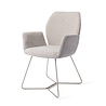 Jesper Home Misaki Eetkamerstoel - Pretty Plaster, Beehive Steel Jesper Home Misaki Eetkamerstoel - Pretty Plaster, Beehive Steel