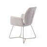 Jesper Home Misaki Eetkamerstoel - Pretty Plaster, Beehive Steel Jesper Home Misaki Eetkamerstoel - Pretty Plaster, Beehive Steel