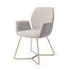Jesper Home Misaki Eetkamerstoel - Pretty Plaster, Beehive Gold Jesper Home Misaki Eetkamerstoel - Pretty Plaster, Beehive Gold