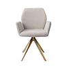 Jesper Home Misaki Eetkamerstoel - Pretty Plaster, Turn Gold Jesper Home Misaki Eetkamerstoel - Pretty Plaster, Turn Gold