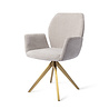 Jesper Home Misaki Eetkamerstoel - Pretty Plaster, Turn Gold Jesper Home Misaki Eetkamerstoel - Pretty Plaster, Turn Gold
