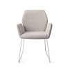 Jesper Home Misaki Eetkamerstoel - Pretty Plaster, Slide White Jesper Home Misaki Eetkamerstoel - Pretty Plaster, Slide White