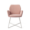 Jesper Home Misaki Eetkamerstoel - Anemone, Cross Steel Jesper Home Misaki Eetkamerstoel - Anemone, Cross Steel
