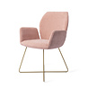 Jesper Home Misaki Eetkamerstoel - Anemone, Cross Gold Jesper Home Misaki Eetkamerstoel - Anemone, Cross Gold