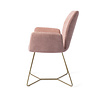 Jesper Home Misaki Eetkamerstoel - Anemone, Beehive Gold Jesper Home Misaki Eetkamerstoel - Anemone, Beehive Gold