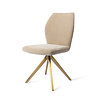 Jesper Home Ikata Eetkamerstoel - Funky Fudge, Turn Gold Jesper Home Ikata Eetkamerstoel - Funky Fudge, Turn Gold