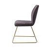 Jesper Home Ikata Eetkamerstoel - Almost Black, Slide Gold Jesper Home Ikata Eetkamerstoel - Almost Black, Slide Gold