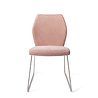 Jesper Home Ikata Eetkamerstoel - Anemone, Slide Steel Jesper Home Ikata Eetkamerstoel - Anemone, Slide Steel