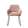 Jesper Home Yanai Eetkamerstoel - Pink Punch, Slide Black Jesper Home Yanai Eetkamerstoel - Pink Punch, Slide Black