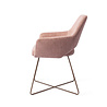 Jesper Home Yanai Eetkamerstoel - Pink Punch, Cross Rose Jesper Home Yanai Eetkamerstoel - Pink Punch, Cross Rose