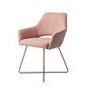Jesper Home Yanai Eetkamerstoel - Pink Punch, Cross Rose Jesper Home Yanai Eetkamerstoel - Pink Punch, Cross Rose