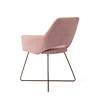 Jesper Home Yanai Eetkamerstoel - Pink Punch, Cross Rose Jesper Home Yanai Eetkamerstoel - Pink Punch, Cross Rose