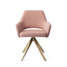 Jesper Home Yanai Eetkamerstoel - Pink Punch, Turn Gold Jesper Home Yanai Eetkamerstoel - Pink Punch, Turn Gold