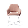 Jesper Home Yanai Eetkamerstoel - Pink Punch, Beehive White Jesper Home Yanai Eetkamerstoel - Pink Punch, Beehive White