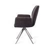 Jesper Home Misaki Eetkamerstoel - Almost Black, Turn Steel Jesper Home Misaki Eetkamerstoel - Almost Black, Turn Steel