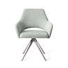 Jesper Home Yanai Eetkamerstoel - Soft Sage, Turn Steel Jesper Home Yanai Eetkamerstoel - Soft Sage, Turn Steel