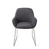 Jesper Home Kushi Eetkamerstoel - Black-Out, Slide Steel Jesper Home Kushi Eetkamerstoel - Black-Out, Slide Steel