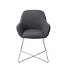 Jesper Home Kushi Eetkamerstoel - Black-Out, Cross Steel Jesper Home Kushi Eetkamerstoel - Black-Out, Cross Steel
