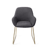 Jesper Home Kushi Eetkamerstoel - Black-Out, Slide Gold Jesper Home Kushi Eetkamerstoel - Black-Out, Slide Gold