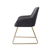 Jesper Home Kushi Eetkamerstoel - Black-Out, Slide Gold Jesper Home Kushi Eetkamerstoel - Black-Out, Slide Gold