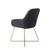 Jesper Home Kushi Eetkamerstoel - Black-Out, Cross Gold Jesper Home Kushi Eetkamerstoel - Black-Out, Cross Gold