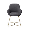 Jesper Home Kushi Eetkamerstoel - Black-Out, Beehive Gold Jesper Home Kushi Eetkamerstoel - Black-Out, Beehive Gold